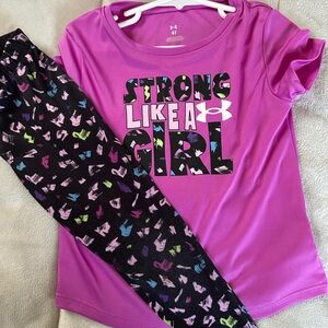 Under Armour Kids Set - Purple and Black